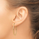 14k 1.20mm Endless Hoop Earring