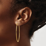 14k 1.20mm Endless Hoop Earring