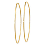 14k 1.20mm Endless Hoop Earring